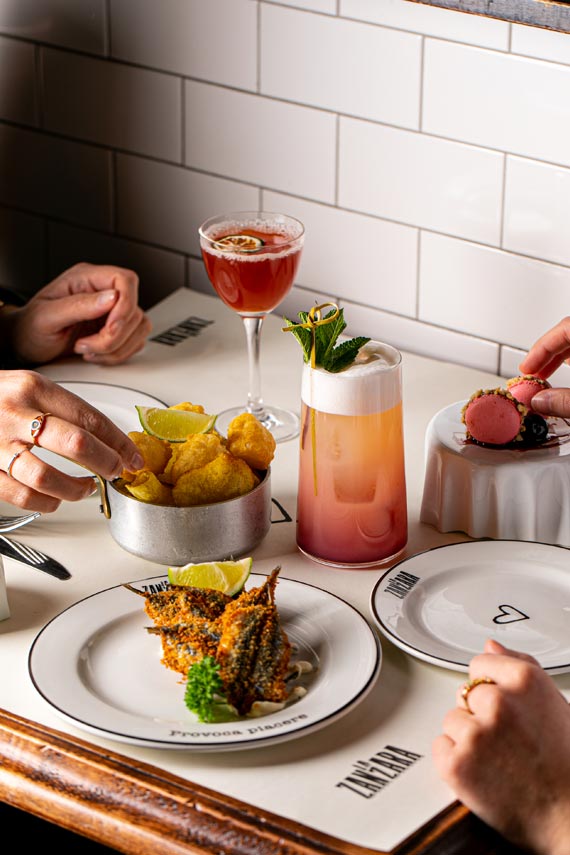 La Zanzara restaurant dishes